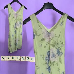 Y2K Vintage Fairy‎ Cottagecore Boho Maxi Dress Womens Floral Pastels